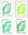 604-607 - Philatelie - timbres de France adhésifs Marianne