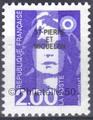 605 timbre de collection de Saint-Pierre et Miquelon Philatélie 50 1994