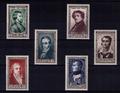 891-96 - Philatélie 50 - timbres de France N° Yvert et Tellier 891/896 - timbres de collection