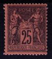 91 - Philatélie 50 - timbre de France Classique N° Yvert et Tellier 91