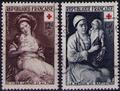 966-967 - Philatélie 50 - timbre de France oblitéré- timbre de collection Yvert et Tellier - Croix-Rouge 1953