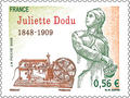 Philatélie 50 - timbre de France adhésif Juliette DODU