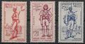 AEF87-89 - Philatélie - Timbre d'afrique equatoriale française N° Yvert et Tellier 87 à 89 - Timbres de colonies françaises