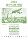 AFFPA98A, Philatélie 50, Affiche Avion survolant Paris, 2025