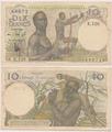Afrique occidentale française - Pick 37 - Billet de collection de la banque de l'Afrique occidentale - Billetophilie
