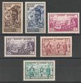 ALG319-324 - Philatélie - Timbres d'Algérie avant indépendance N° Yvert et Tellier 319 à 324 - Timbres de colonies françaises