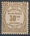ALGTAX17 - Philatélie - Timbre Taxe d'Algérie N° Yvert et Tellier 17 - Timbres des anciennes colonies françaises avant indépendance