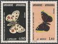 AND258-259 - Philatélie - Timbres d'Andorre N° Yvert et Tellier 258 à 259 - Timbres de collection