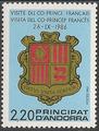 AND355 - Philatélie - Timbre d'Andorre N° Yvert et Tellier 355 - Timbres de collection