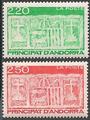AND410-411 - Philatélie - Timbres d'Andorre N° Yvert et Tellier 410 à 411 - Timbres de collection