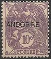 AND6 - Philatélie - Timbre d'Andorre N° Yvert et Tellier 6 - Timbres de collection