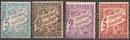 ANDTAXE17-20 - Philatélie - Timbre d'Andorre Taxe N° Yvert et Tellier 17 à 20 - Timbres de collection