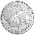 10 € Basse Normandie - Philatélie 50 - pièce commémorative 10 € de la région Basse Normandie - pièce de monnaie de collection