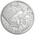10 € Basse Normandie - Philatélie 50 - pièce commémorative 10 € de la région Basse Normandie - pièce de monnaie de collection