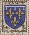 Blason - Philatélie 50 - timbres de France blasons - timbres de France de collection