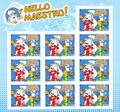 Bloc Hello Maestro - Philatelie - bloc de timbres de France Hello Maestro