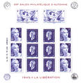 Bloc Libération - Philatelie - blocs de timbres de France Libération - 69ème salon philatélique d'automne