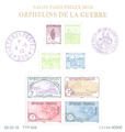 Bloc Orphelins - Philatelie - bloc de timbres de France Orphelins de la Guerre - salon Paris Philex 2018
