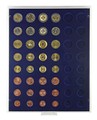 Box monnaies bleu - Philatelie - box monnaies LINDNER - pièces de monnaies de collection