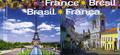 Emission commune - timbres de France et du Brésil - Philatélie 50 - 2008