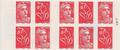 C1514 - Philatélie - Carnet de timbres à composition variable N° 1514 du catalogue Yvert et Tellier - Carnet de timbres de france de collection