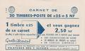 Carnet1263 - Philatelie - Timbre de France n °YT 1263 carnet d'usage courant - Timbres de collection