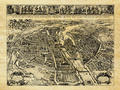Carte ancienne de Paris (1632) - Philatélie - Reproductions de cartes géographiques anciennes