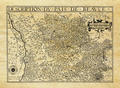 Carte régionale de Beauce - Philatélie - Reproductions de cartes géographiques anciennes