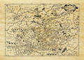 Carte régionale de la Bourgogne (1598) - Philatélie - Reproductions de cartes géographiques anciennes