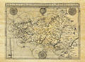 Carte régionale de la Bretagne (1605) - Philatélie - Reproductions de cartes géographiques anciennes