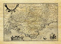 Carte régionale de la Provence - Philatélie - Reproductions de cartes géographiques anciennes