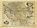 Carte régionale de l'Artois - Philatélie - Reproductions de cartes géographiques anciennes