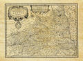 Carte régionale du Languedoc Septentrional - Philatélie - Reproductions de cartes géographiques anciennes