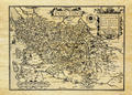 Carte régionale du Poitou et de la Vendée - Philatélie - Reproductions de cartes géographiques anciennes