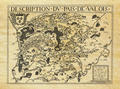 Carte régionale du Valois - Philatélie - Reproductions de cartes géographiques anciennes