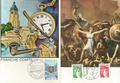 Cartes 1977 - Philatélie 50 - cartes maximum de France - timbres de France de collection