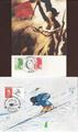 Cartes 1990 - Philatélie 50 - cartes maximum de France - timbres de France de collection