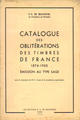 Catalogue Oblitérations timbres de France - Philatelie - catalogue philatélique d'occasion