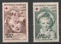 CFA353-354 - Philatelie - Timbres de France CFA N° Yvert et Tellier 353 à 354- Timbres de Réunion