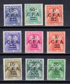 CFA Taxes 36-44 - Philatelie - timbres de CFA