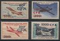 CFAPA52-55 - Philatelie - Timbres de France CFA N° Yvert et Tellier Poste Aérienne 52 à 55 - Timbres de Réunion