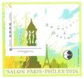 CNEP104, Philatelie 50, Bloc CNEP Salon Paris Philex 2026 – La Nature à Paris