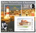 CNEP 2015 SPM - Philatelie - bloc CNEP - timbre de France de collection - salon philatélique d'automne 2015