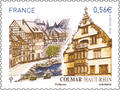 Colmar - Philatélie 50 - timbre de France adhésif