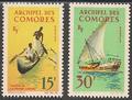 COMO33-34 - Philatélie - Timbres des Comores N° Yvert et Tellier 33 à 34 - Timbres de collection