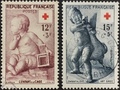 RF1048/49O - Philatélie - Timbre de France n° Yvert et Tellier 1048/49 oblitéré - Timbres de collection