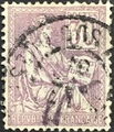 RF115O - Philatélie - Timbre de France n° Yvert et Tellier 115 oblitéré - Timbres de collection