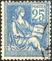 RF114O - Philatélie - Timbre de France n° Yvert et Tellier 114 oblitéré - Timbres de collection