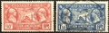 RF244/245O - Philatélie - Timbre de France n° Yvert et Tellier 244 et 245 oblitéré - Timbres de collection