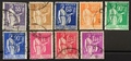 RF363-371O - Philatélie - Timbre de France n° Yvert et Tellier 363 à 371 oblitéré - Timbres de collection